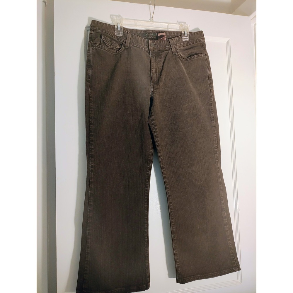 Eddie Bauer Premium Denim Tan Bootcut Pants